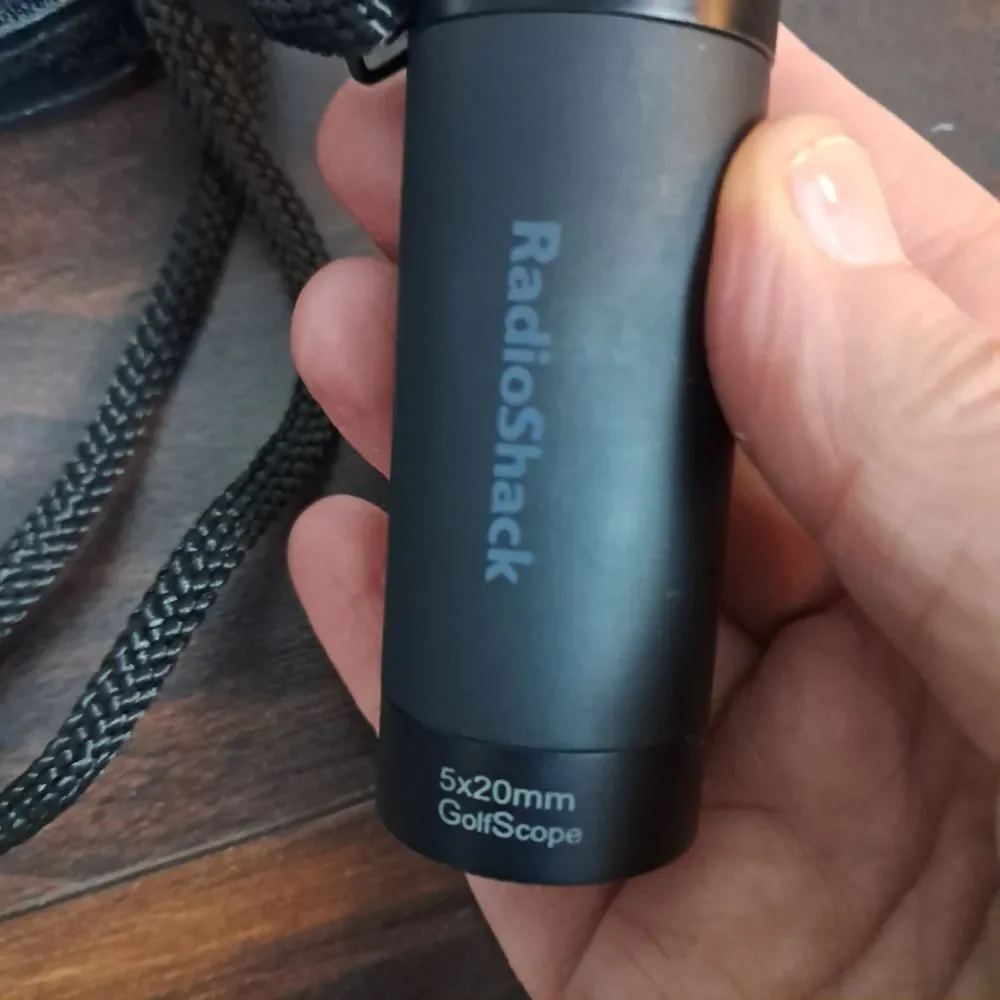 Vintage RadioShack 5x20mm Golf Scope Monocular with Black Case 5x‎ Magnification